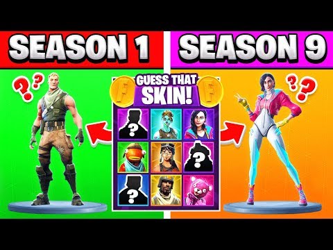 SEASON 1 SKIN vs SEASON 9 TRIVIA (Fortnite)