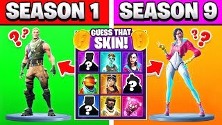 SEASON 1 SKIN vs SEASON 9 TRIVIA (Fortnite)