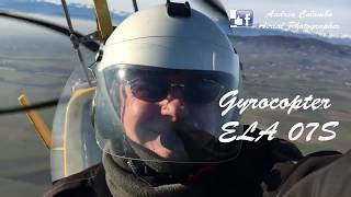 Gyrocopter Autogiro Ela07 - Volo Fine Anno 2018