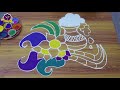 Latest Sankranthi Muggulu | Pot Rangoli Designs With Colours | Kreative Rangoli #Designs 2018 #3 Latest Sankranthi Muggulu | Pot Rangoli Designs With Colours | Kreative Rangoli #Designs 2018 #2