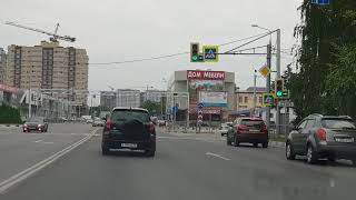 Видео Анапа. Ул Крымская от администрации до гипермаркета от Юра Озаровский, Крымская улица, Анапа, Россия