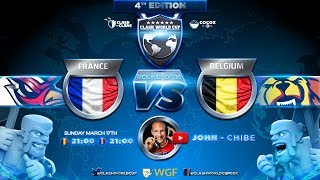 🔴 FRANCE vs BELGIQUE | 8e DE FINALE COUPE DU MONDE CLASH OF CLANS | CWC