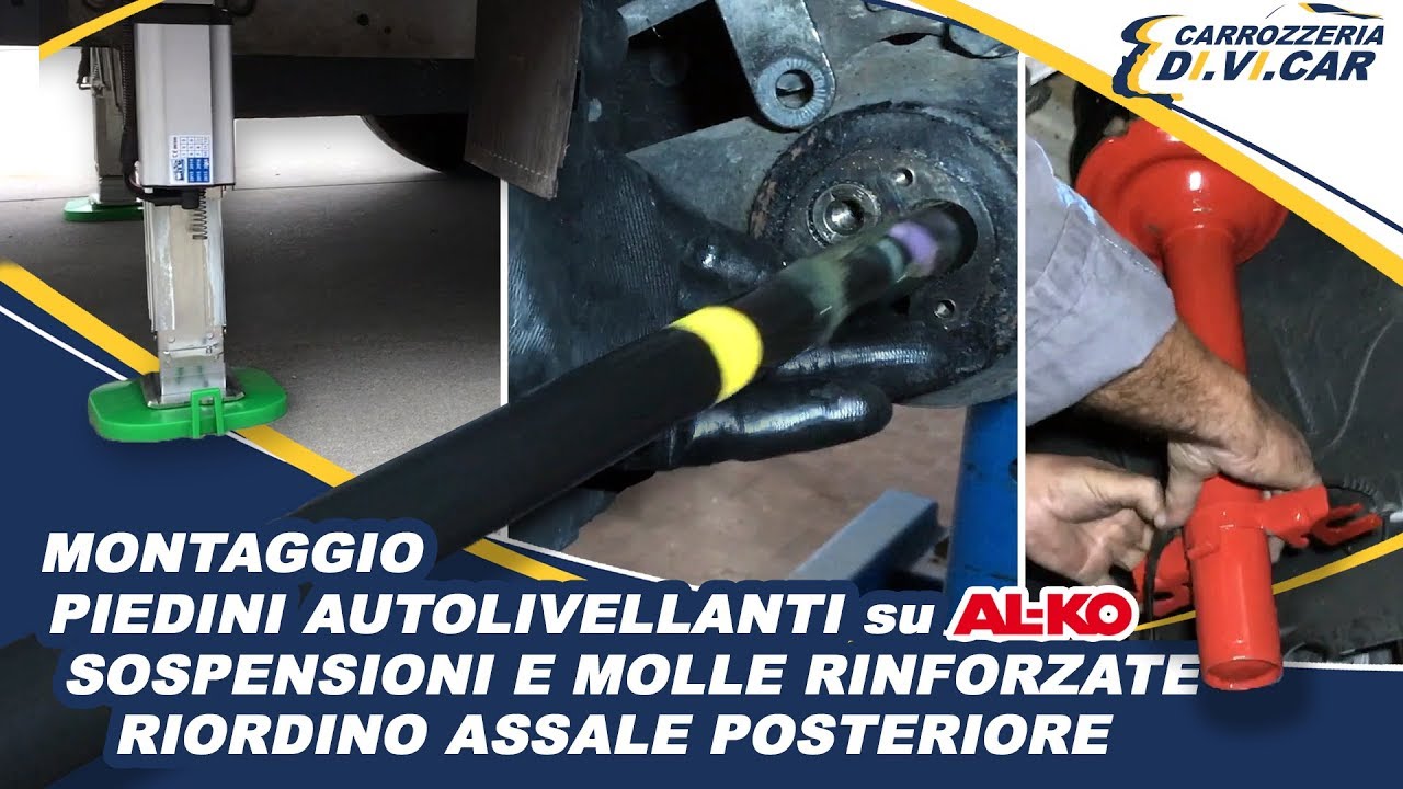 Carrozzeria Di.Vi.Car: Montaggio Piedini Autolivellanti, Sospensioni e Riordino Assale Posteriore