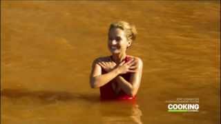 Giada Goes Swimming In Greece