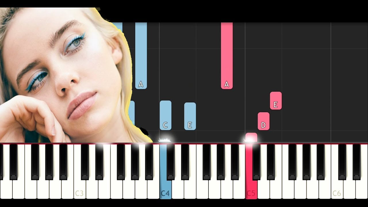 Billie Eilish - Hostage (Piano Tutorial)