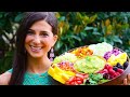 FullyRaw Rainbow Salad & Low-Fat Guacamole!