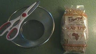 Holistic Health Talk-How to Make Cream of Organic Whole Grain Hot Cereal From Scratch