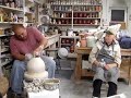 Throwing pottery with Otto