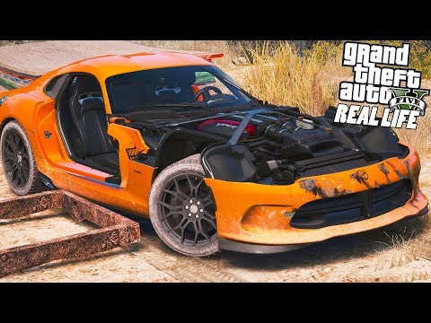 ГТА 5 Реальная Жизнь №279 НАШЕЛ НА СВАЛКЕ УБИТЫЙ DODGE VIPER. ГОТОВЛЮ ПОДАРОК ДРУГУ. ГТА 5 Реальная Жизнь №279 НАШЕЛ НА СВАЛКЕ УБИТЫЙ DODGE VIPER. ГОТОВЛЮ ПОДАРОК ДРУГУ.
