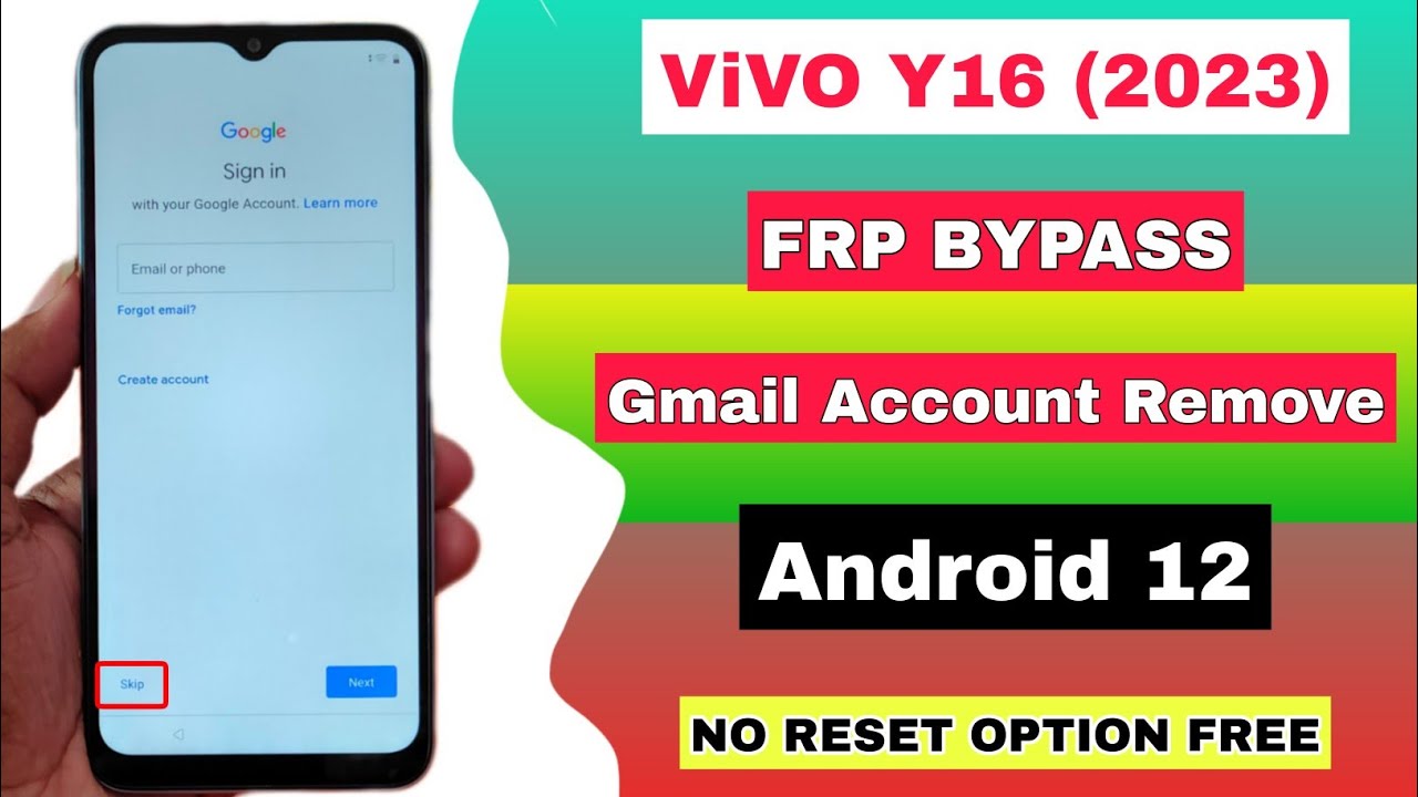 ViVO Y16 FRP BYPASS 2023 ( NO Reset Option ) Vivo Y16 ViVO Y16 FRP BYPASS 2023 ( NO Reset Option ) Vivo Y16