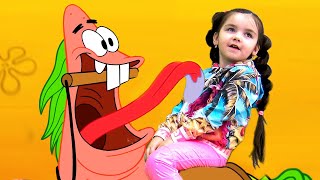 Patrick Star Horse Pat The Horse - With Dominika In Real Life Spongebob