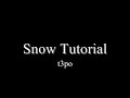 Snow Tutorial VB.net