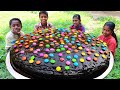 OREO CHOCOLATE CAKE | Giant Oreo Cake Recipe | Oreo Biscuit Cake | Village Fun Cooking