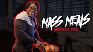 Try this Stove-top Chicken MASS MEAL🍗🍠 ft. 3x Ms. Olympia Andrea Shaw | MUTANT