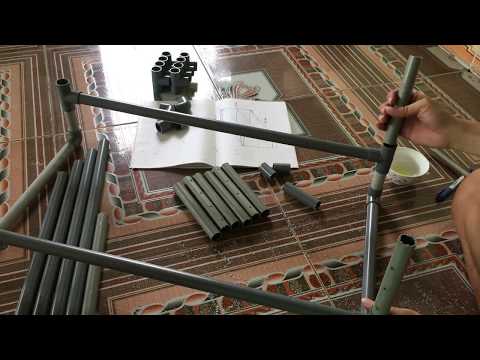 SÁNG TẠO VỚI ỐNG NHỰA PVC Bạn Nên Xem. Làm Kệ Để Giày Dép (Shoe rack with pvc tube)