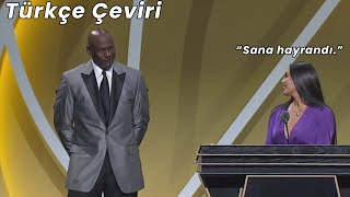 Vanessa Bryant'ın Kobe Bryant İçin Yaptığı Hall of Fame Konuşması | Türkçe Çevir