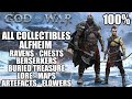 God Of War Ragnarok Alfheim All Collectibles Guide - All Ravens, Chests, Favours, Artefacts etc