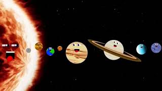 Kids Learning Tube Planets Song Reversed