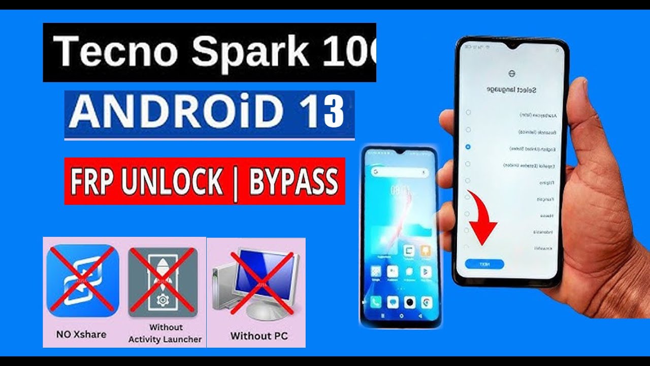 Tecno SPARK 10 Google/ FRP Bypass (without pc) Android Tecno SPARK 10 Google/ FRP Bypass (without pc) Android