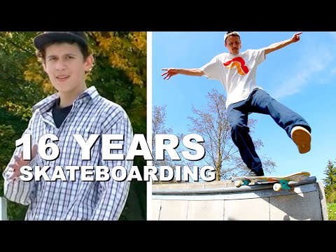 16 years of skateboarding progress