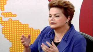 Candidata Dilma Rousseff fala sobre investimentos em infraestrutura
