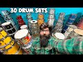 Playing My ENTIRE Drum Set Collection