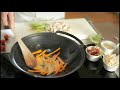 cuire legumes wok