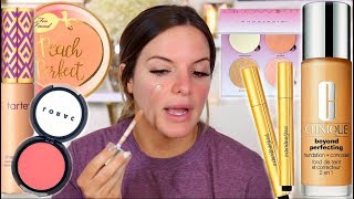 MY HIGHEND FULL COVERAGE FOUNDATION ROUTINE! MUST HAVE PRODUCTS! | Casey Holmes