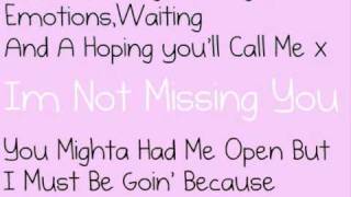 Dj Boonie - Im Not Missing You Lyrics