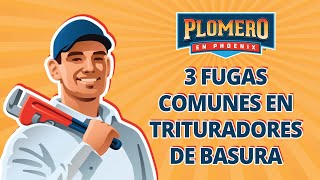Plomero en Phoenix - Fugas de Agua mas Comunes en Trituradores de Basura