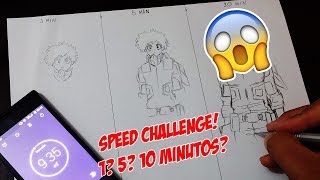 SPEED CHALLENGE: 1 Minuto / 5 Minutos / 10 Minutos - Midorya (Deku)