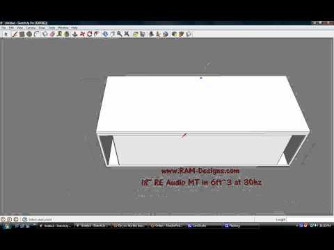 ram designs re audio mt 18 quot ported sub box design youtube ram designs