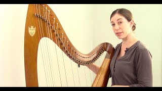 Tuning a Lever Harp in Eb, Harp Maintenance and Repair #3