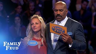Nicki and Krissy play Fast Money! | Family Feud Nicki and Krissy play Fast Money! | Family Feud