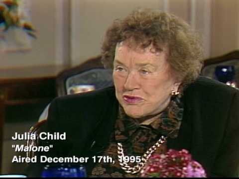 In this clip from 1995 Julia Child discusses her experience in the OSS In this clip from 1995 Julia Child discusses her experience in the OSS