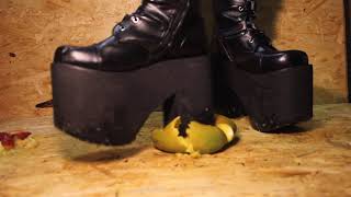 Y Goth Girl Platform Boots Crush Fruit Plateau Stiefel Zertreten Früchte