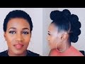 How To | Faux Hawk Updo On Short Natural Hair