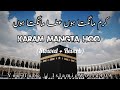 Karam Mangta hoon Ata Mangta hoon | Slowed and Reverb Naat | Urdu Naat