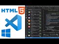 How to Run HTML in Visual Studio Code on Windows 11
