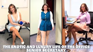 The Exotic And Luxury Life Of The Office Senior Secretary Mini Skirt S 100