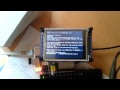 Raspberry pi with 3,2" touch display