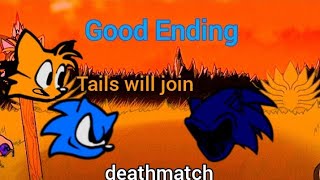 Friday Night Funkin Deathmatch Sonic Good Ending Tails Will Join The Fight