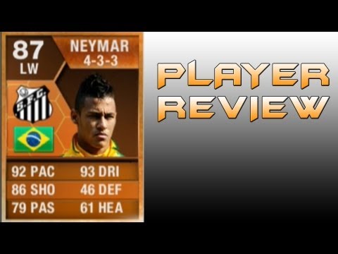 I got my hands on Man Of The Match Neymar and I got to say it was really fun to do a player review on him! Hope you guys enjoy and thanks for watching! Bates... FIFA 13 MOTM NEYMAR PLAYER REVIEW