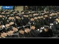 NYPD graduates boo Mayor Bill de Blasio