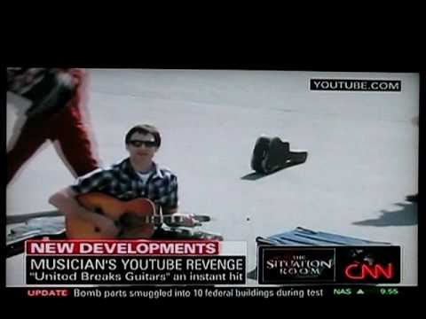 United Breaks Guitars - CNN Situation Room - Wolf Blitzer