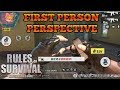 FIRST PERSON PERSPECTIVE? NEW GRENADE LAUNCHER + NEW MELEE WEAPON - Rules of Survival UPDATE