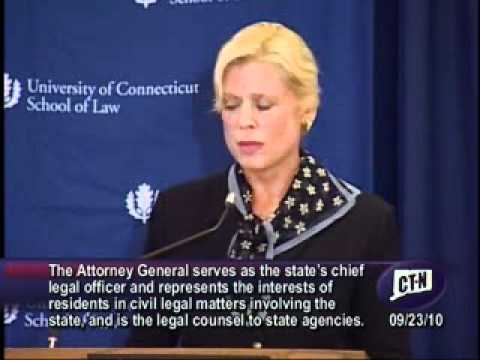 CT 2010 Attorney General Debate - 04 - Budget Cuts