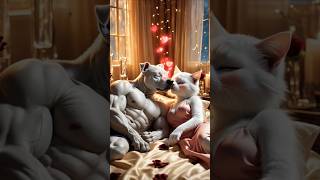 My Cats Secret Affair With A Dog I Caught Them On The Bed