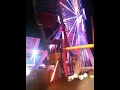 Guy screaming like a girl at one of the rides at Santa Moni