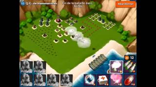 Boom Beach : QG d'Hammerman # Niveau 40 en 30 sec !!!!